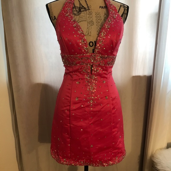 Cinderella fuchsia convertible dress - Picture 5 of 5